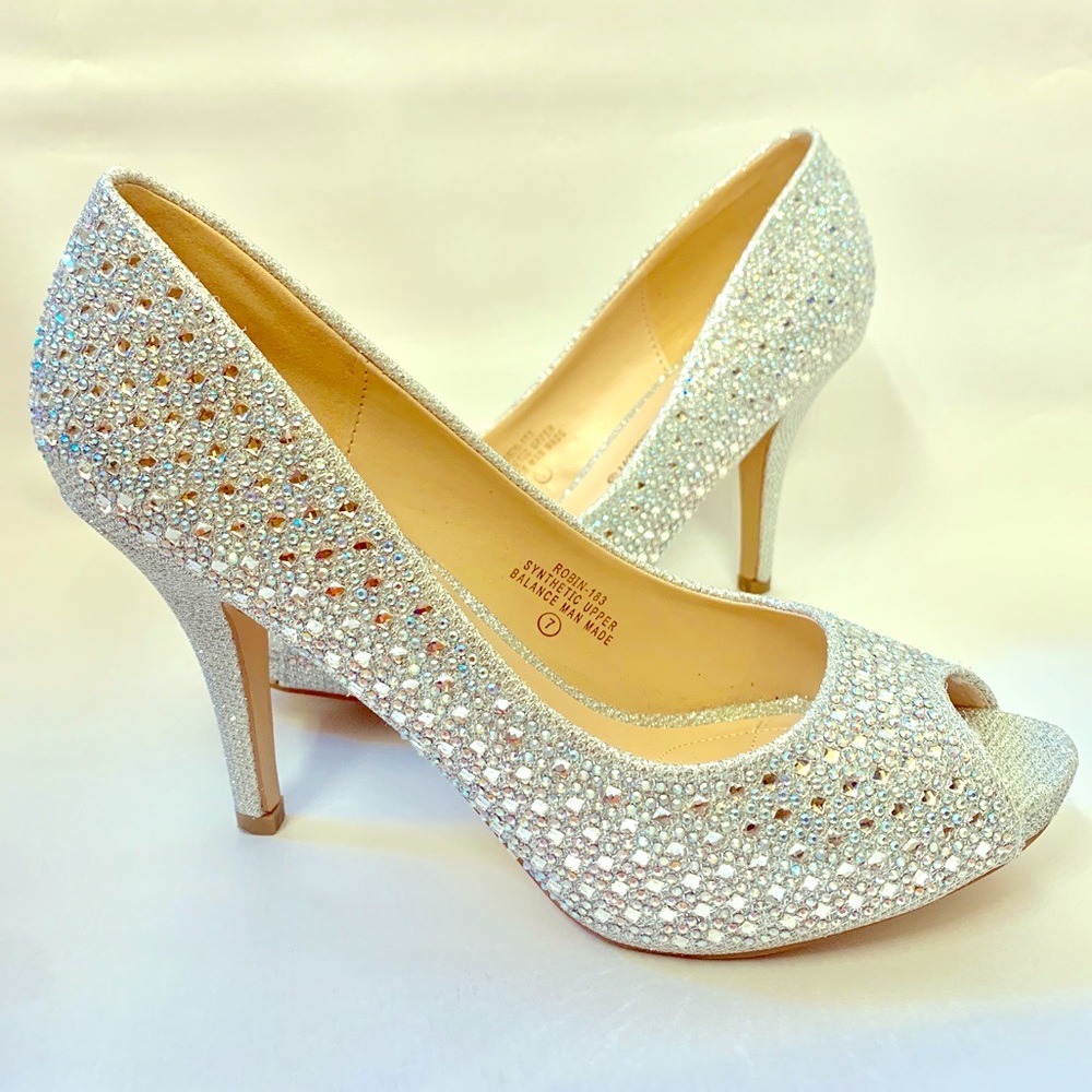 Sparkling Rhinestone Heels